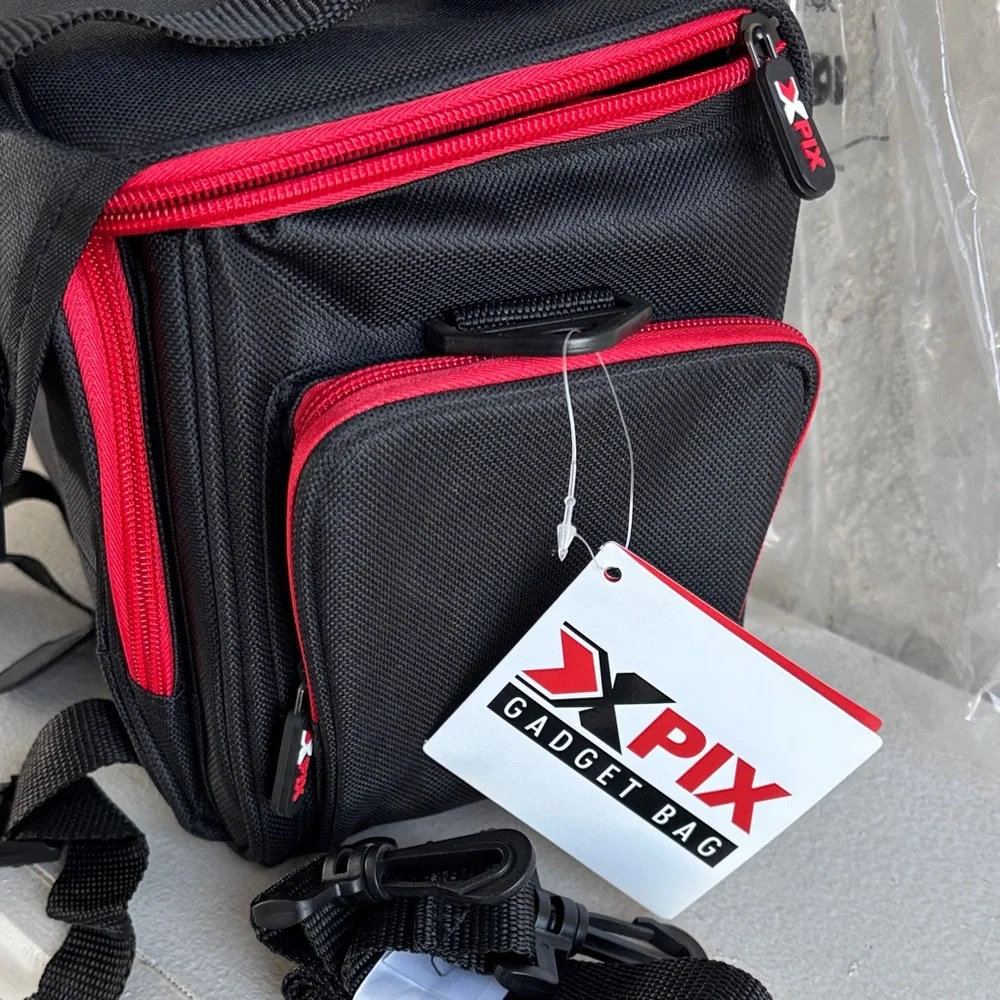 NEW Black and Red Camera Bag